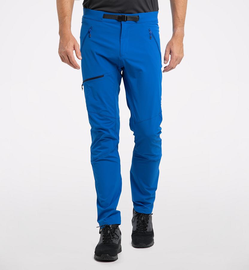 Haglöfs Lizard Softshell Pants Blue For Mens URQLX9036 Australia